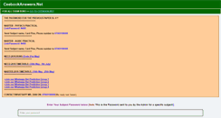 Desktop Screenshot of ceebookanswers.net