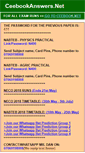 Mobile Screenshot of ceebookanswers.net