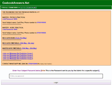 Tablet Screenshot of ceebookanswers.net